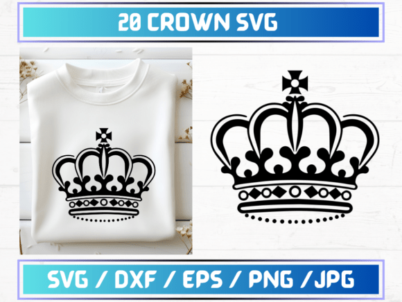 20 Crown SVG Files: A Versatile Resource for Designers and Creators