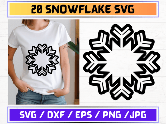 20 Snowflake SVG: A Versatile Digital Resource for Designers and Creators