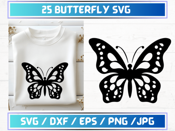 25 Butterfly SVG Files: A Creative Resource for Designers and Artists