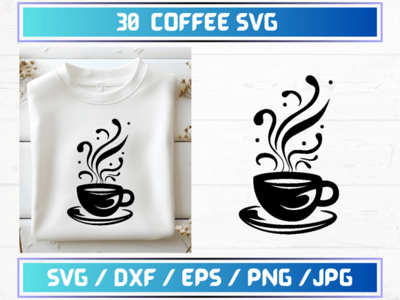 30 Coffee SVG Files: A Versatile Resource for Modern Designers and Creators