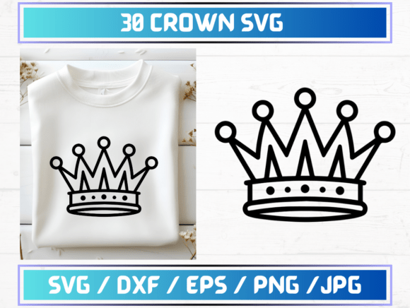 30 Crown SVG Files: A Strategic Resource for Modern Creativity and Design