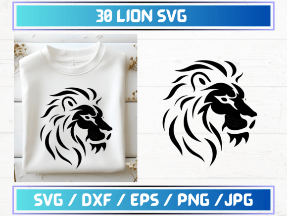 30 Lion SVG Files: A Comprehensive Guide to Vector Graphics for Designers
