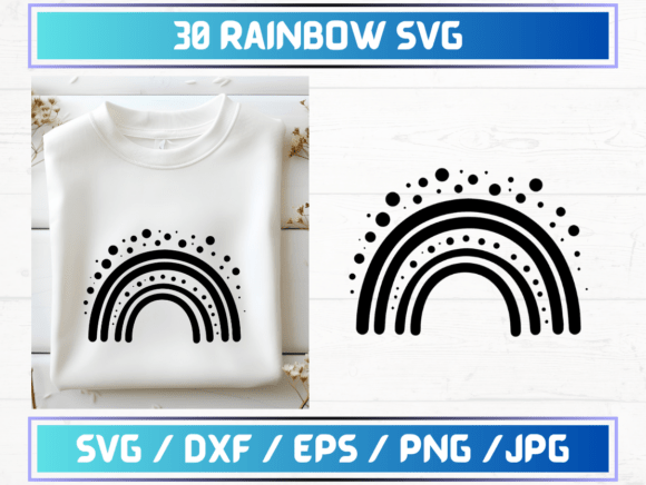 30 Rainbow SVG Files: A Comprehensive Overview for Designers and Creators