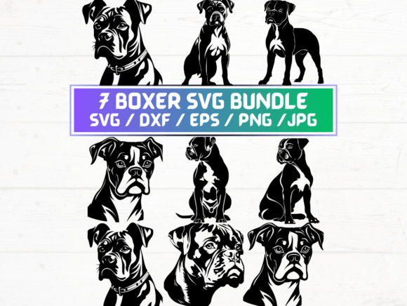 7 Boxer Svg Bundle: A Digital Asset for Designers and Creators