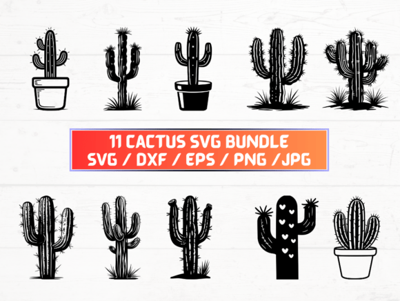 Exploring Cactus SVG, DXF, EPS, JPG, and PNG Files for Creative Projects