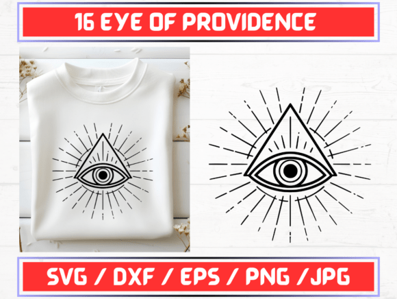 Eye of Providence SVG, DXF, EPS, JPG, and PNG: A Versatile Asset for Creative Workflows