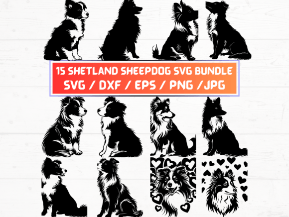 Shetland Sheepdog SVG for Creative Projects