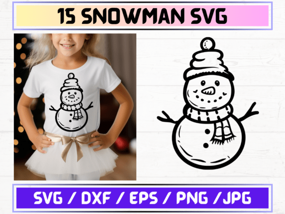 Snowman SVG File