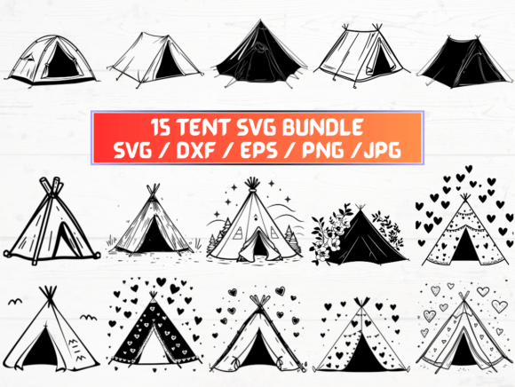 Tent SVG: A Creative Resource for Designers and Creators