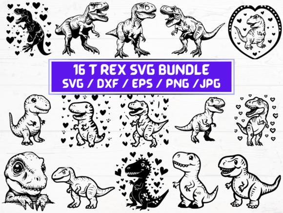 The T Rex SVG Bundle: Revolutionizing Digital Design with Versatile Vector Graphics