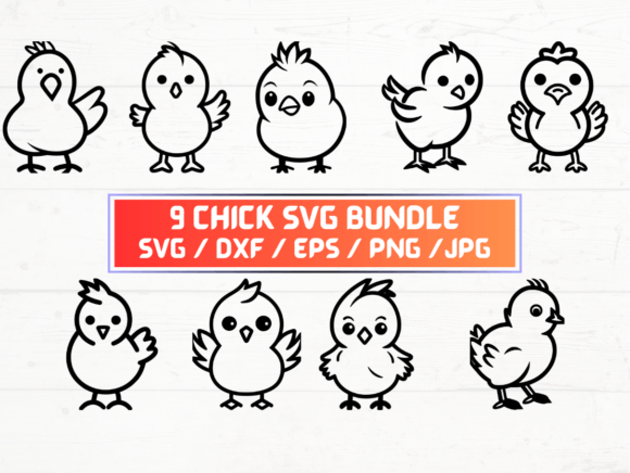 Understanding 9 Chick SVG Files and Their Benefits for Designers