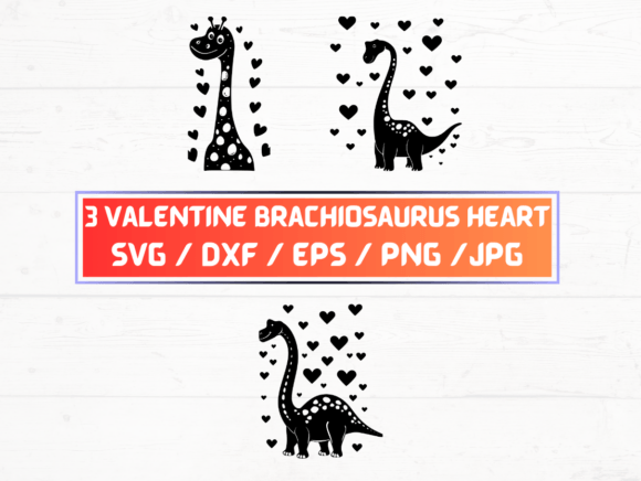 Valentine Brachiosaurus Heart SVG: A Unique Tool for Creative Expression